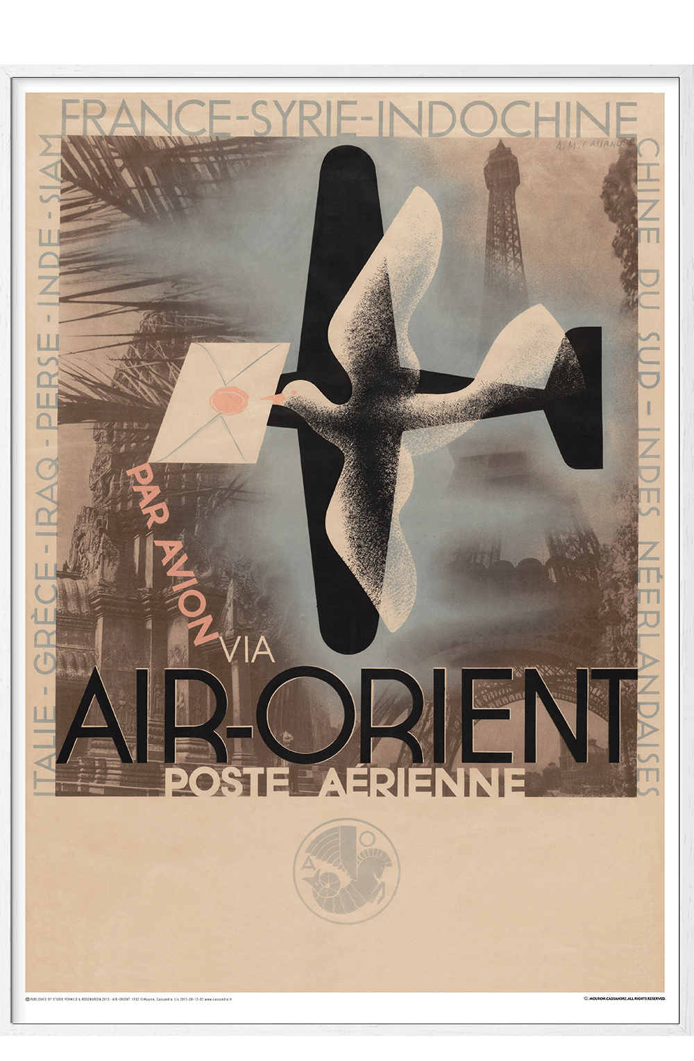 Cassandre, 1932 - Air-Orient - Posters - Permild & Rosengreen