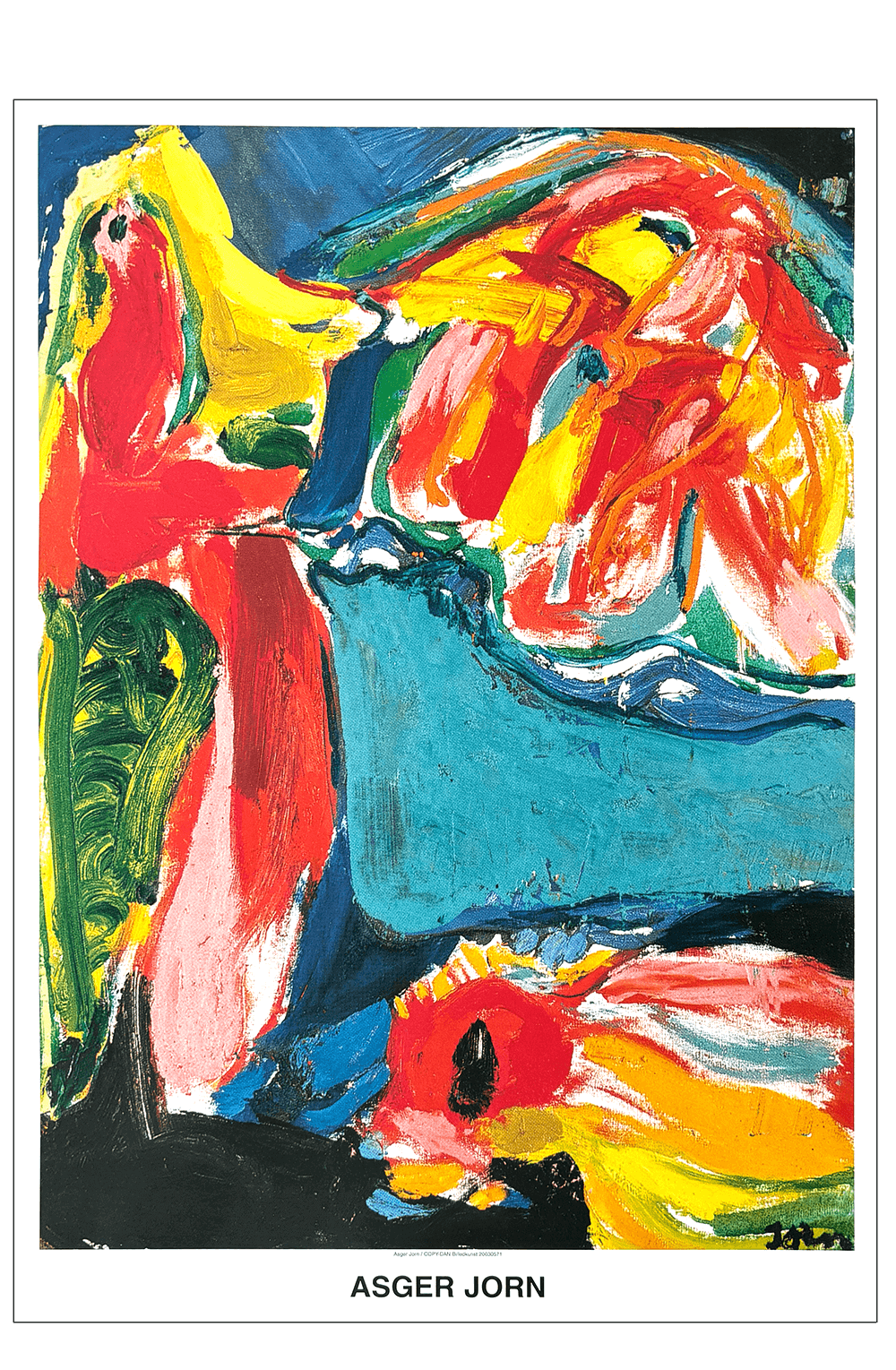 Plakat: Asger Jorn S2 (35 x 50 cm.) KUN 119 kr.