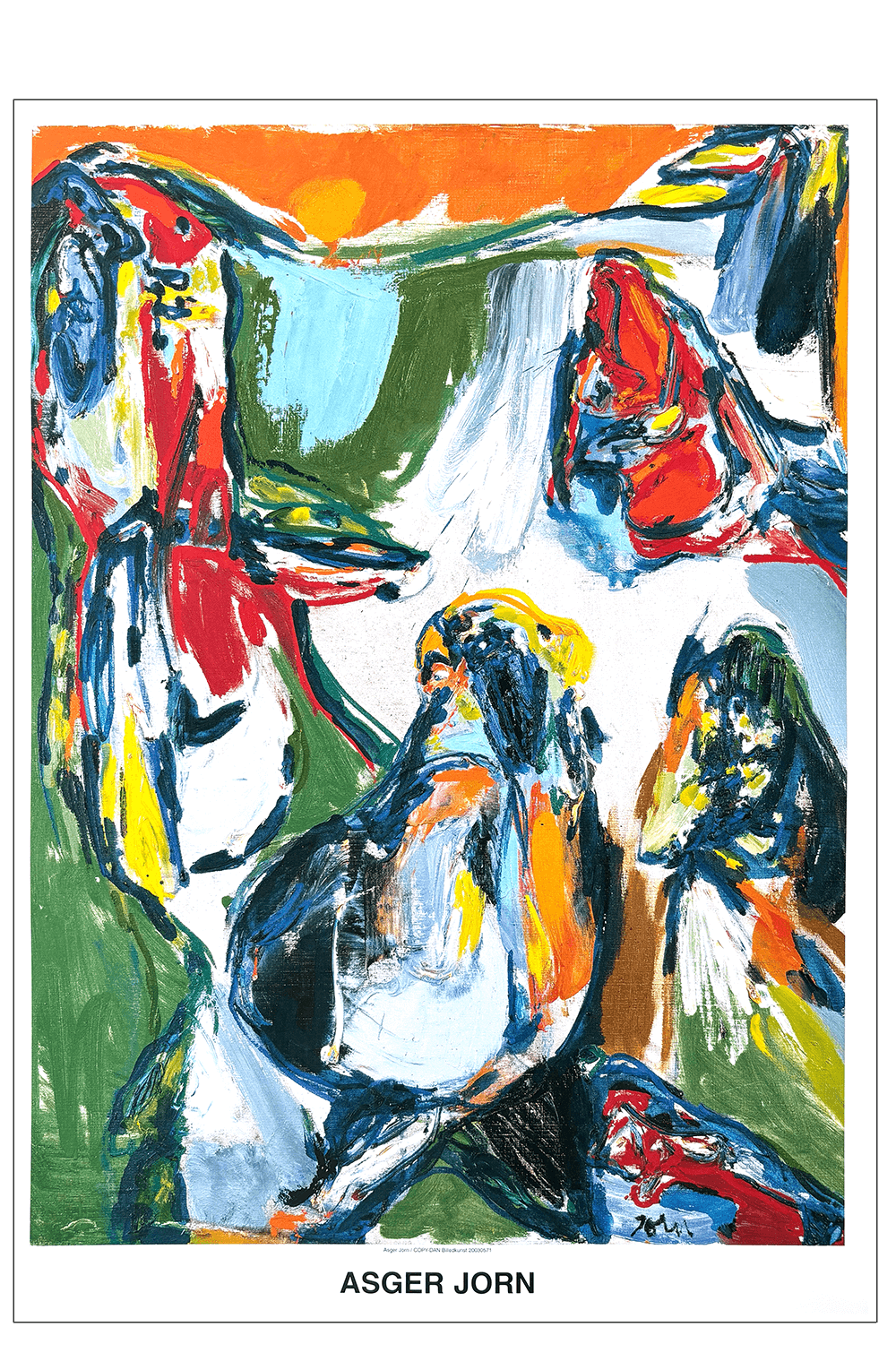 Plakat: Asger Jorn S3 (35 x 50 cm.) KUN 119 kr.