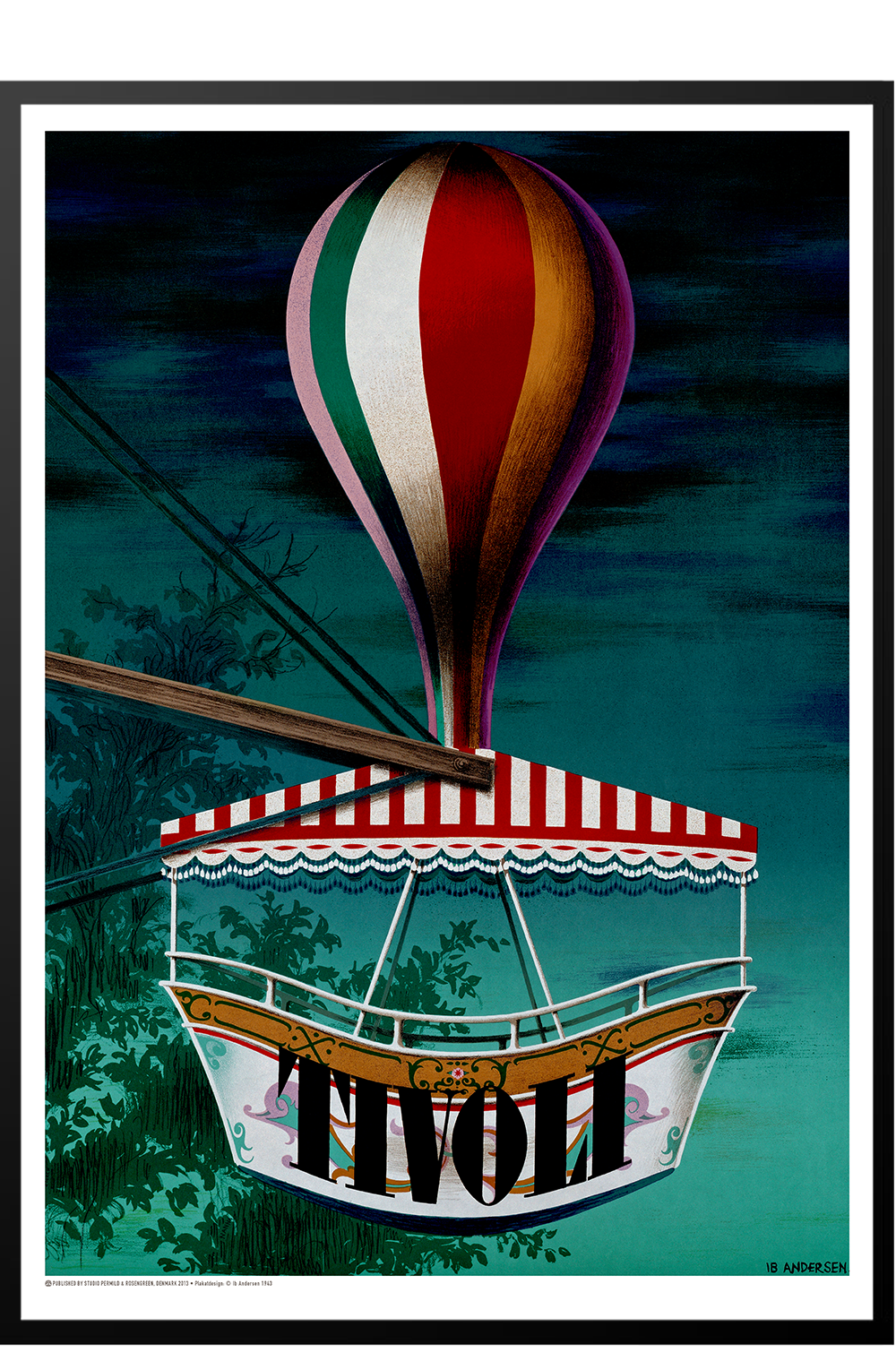 billede Udfør tæerne Tivoli 1943 plakat / Tivoli 5, Andersen - Tivoli - Permild & Rosengreen
