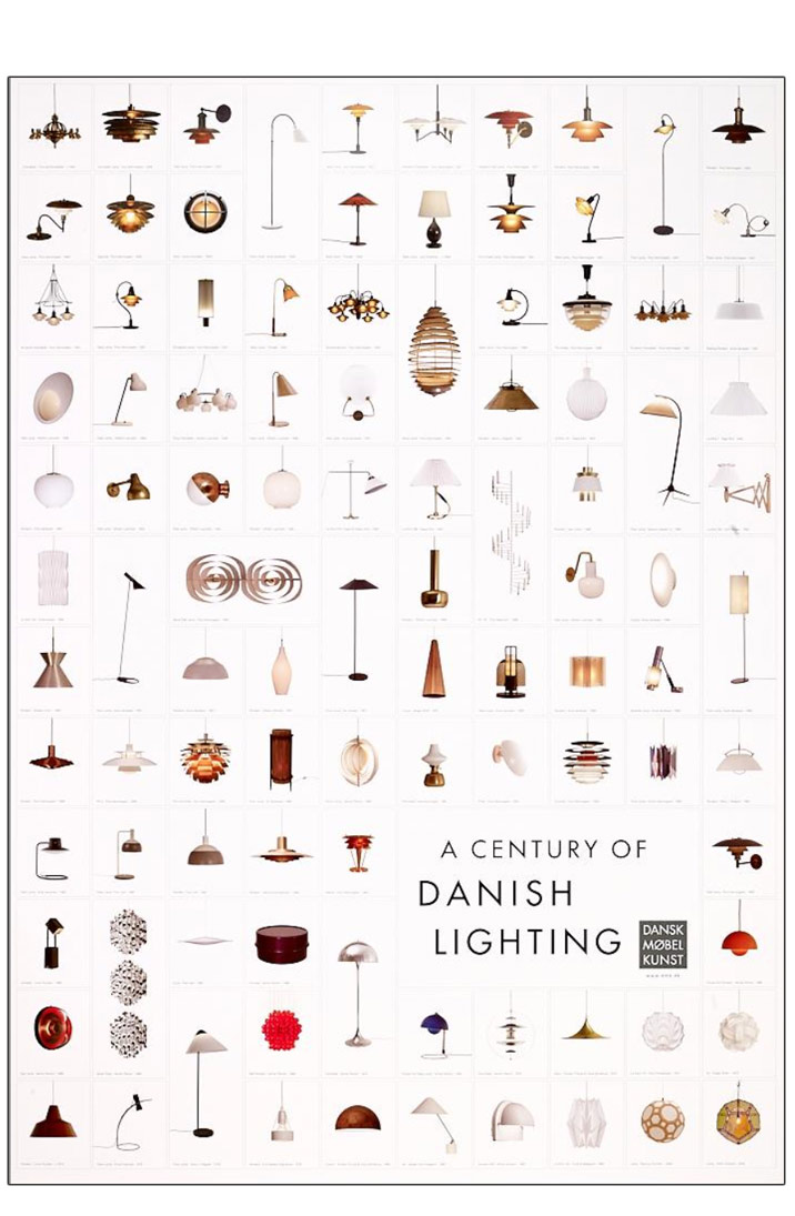 fjerne forhistorisk venstre A Century of Danish Lightning | Plakat med danske design lamper