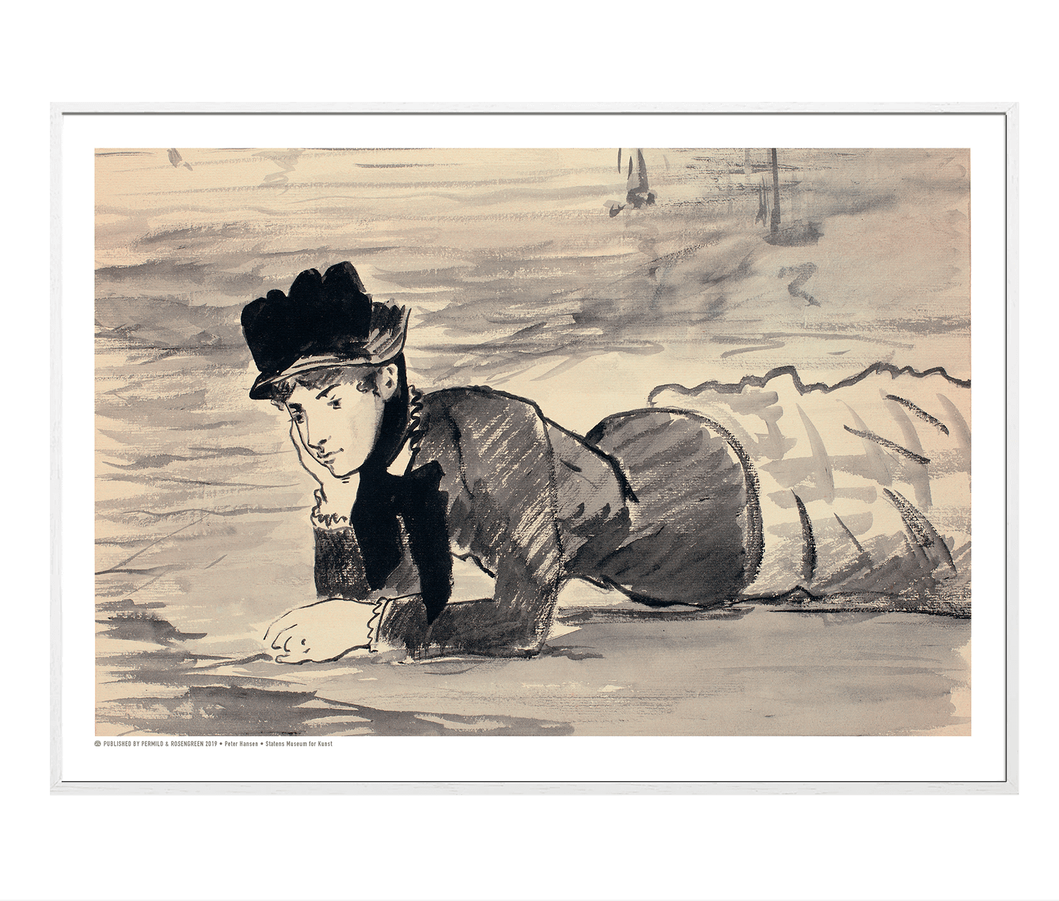 manet on the beach