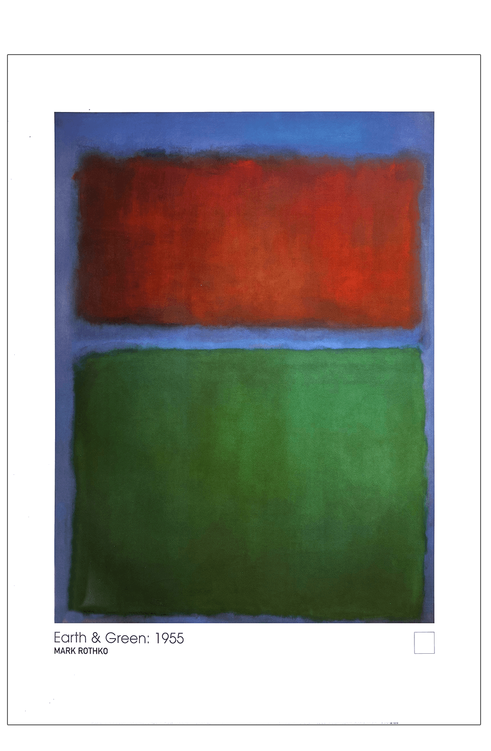 Mark Rothko. Earth and green 1955 - Plakater - Permild & Rosengreen