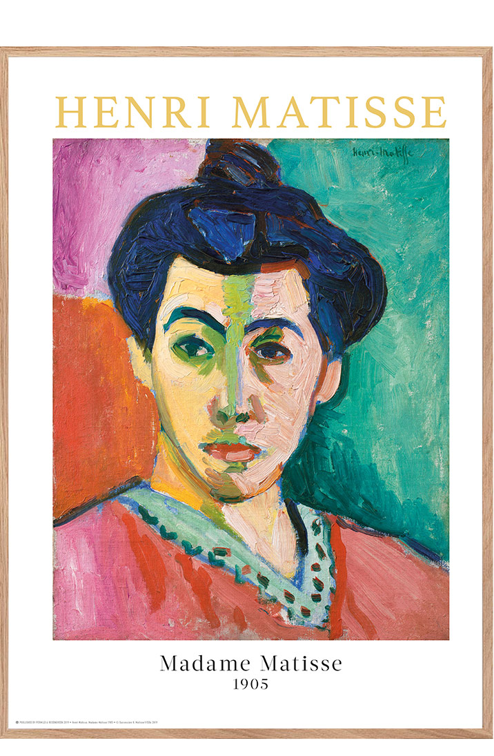 sorg han Halloween Den grønne linje, Henri Matisses kone | Køb kunstplakater