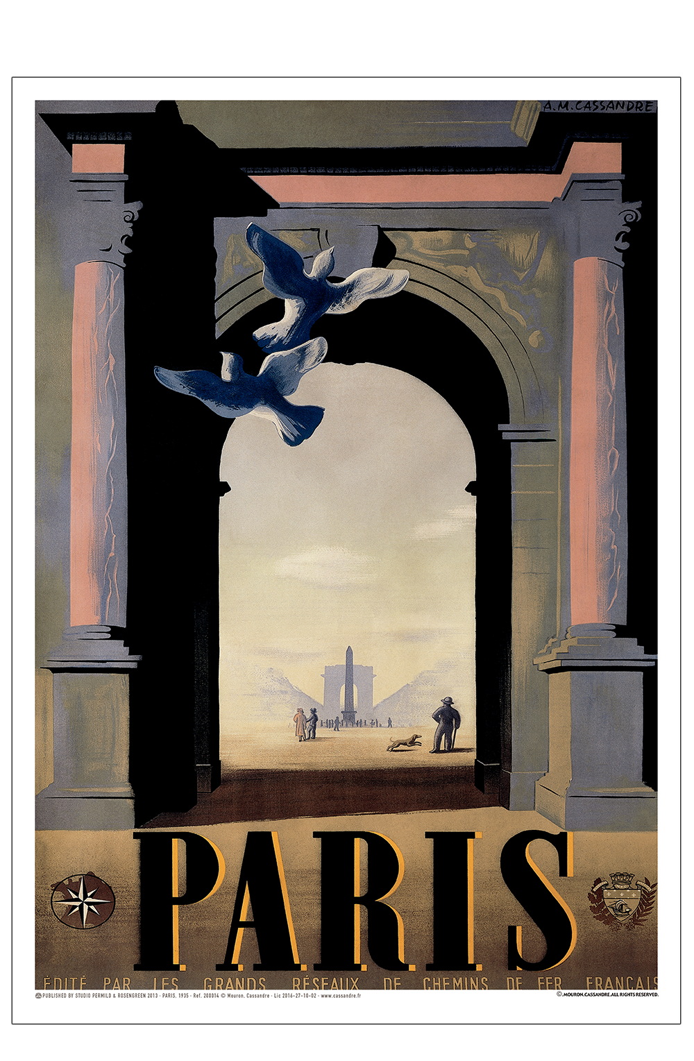 Cassandre, 1935 Paris - Plakater Permild & Rosengreen