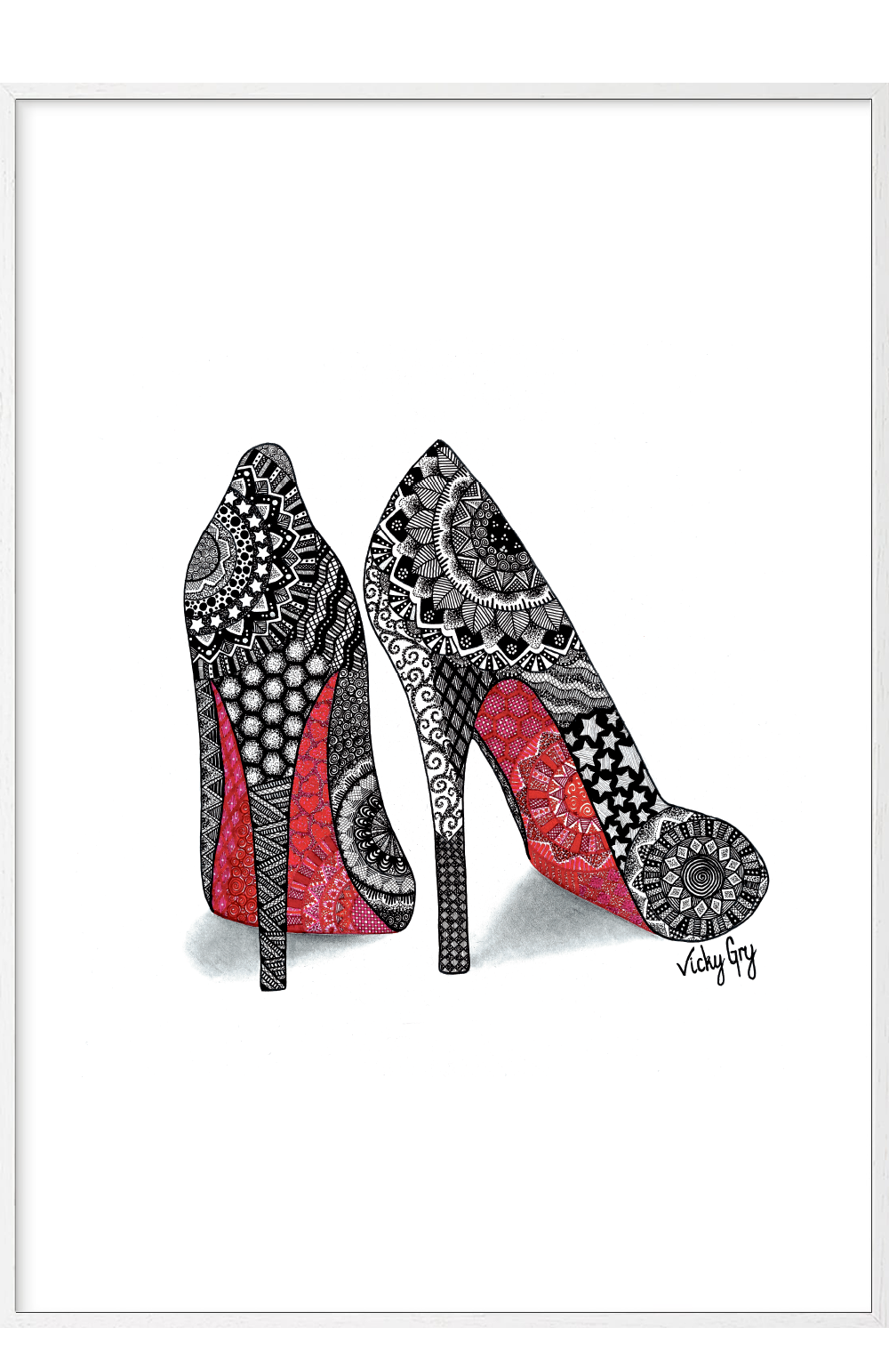 At placere Morse kode rør Christian Louboutin poster | Posters | Permild & Rosengreen