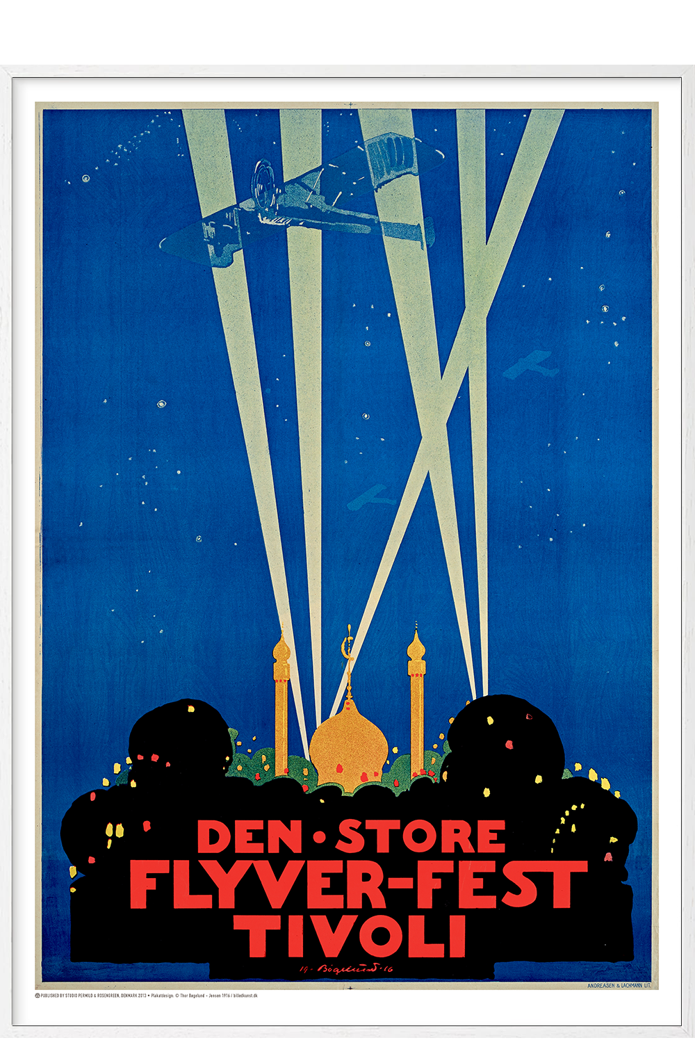 hvis ledningsfri Grænseværdi Tivoli plakat 1916 | Tivoli i København | Thor Bøgelund Jensen
