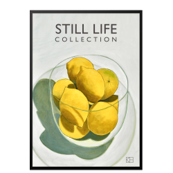 Poster with 10 lemons