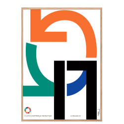 Alle 17 FN's verdensmlsplakater med ramme