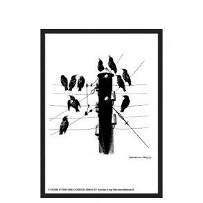 Hansen, Dyrene derude - Fugle i lygtepl / H 28