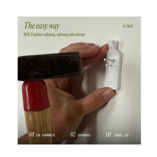 Plakat ophng uden skruer (2 Billedkroge pr. pakke)