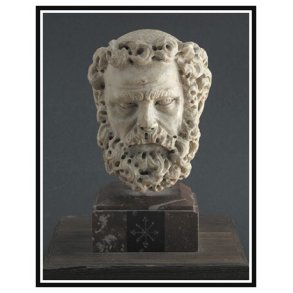 Pisano, Hoved af en skgget mand