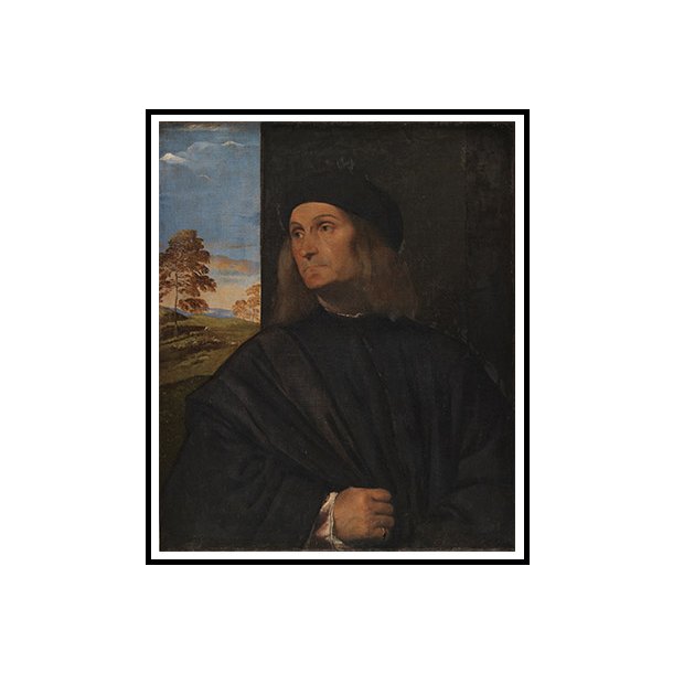 Vecellio, Portrait of Giovanni Bellini
