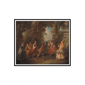 Lancret, Kinder spielen im Freien