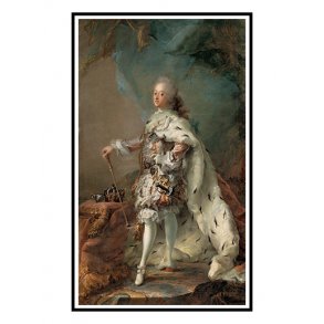 Pilo, Portrt von Frederik V. im Salbungsgewand