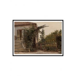 Kbke, Gartentreppe beim Malatelier des Knstlers auf dem Blegdammen