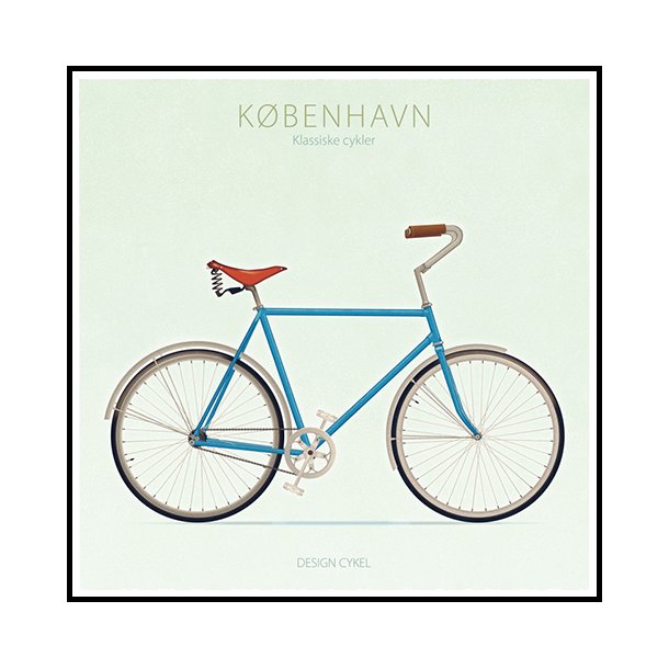 dæk granske Stavning Jal, Bike - Design Bike - Posters - Permild & Rosengreen