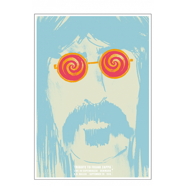 Plakat med Frank Zappa | Finn Nygaard