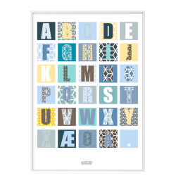 ABC Brneplakat til drengevrelset