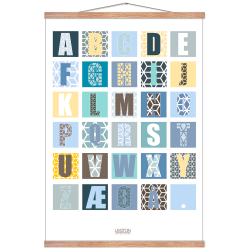 ABC Brneplakat til drengevrelset