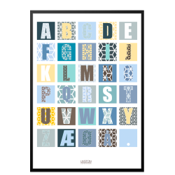 ABC Brneplakat til drengevrelset