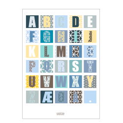 ABC Brneplakat til drengevrelset