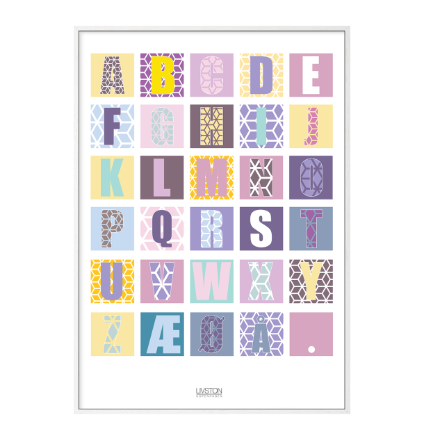 ABC Brneplakat til pigevrelset