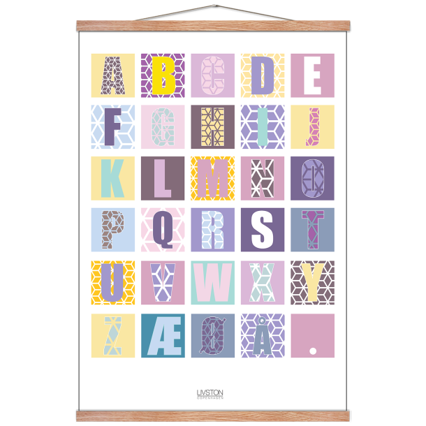 ABC Brneplakat til pigevrelset