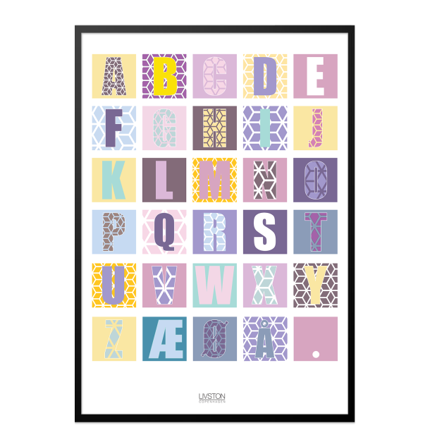 ABC Brneplakat til pigevrelset