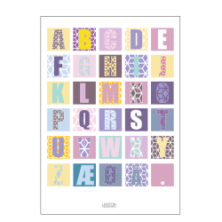 ABC Brneplakat til pigevrelset