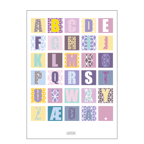 ABC Brneplakat til pigevrelset