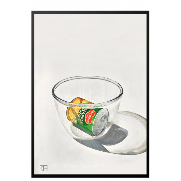 Plakat med ananas p dse