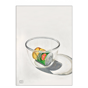 Plakat med ananas p dse