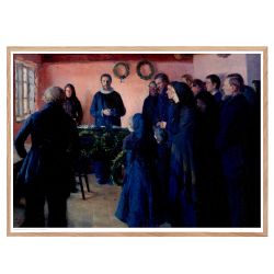 Ancher, En begravelse