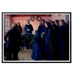 Ancher, En begravelse