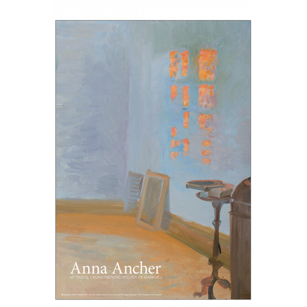 Anna Ancher: Aftensol i kunstnerens atelier på markvej