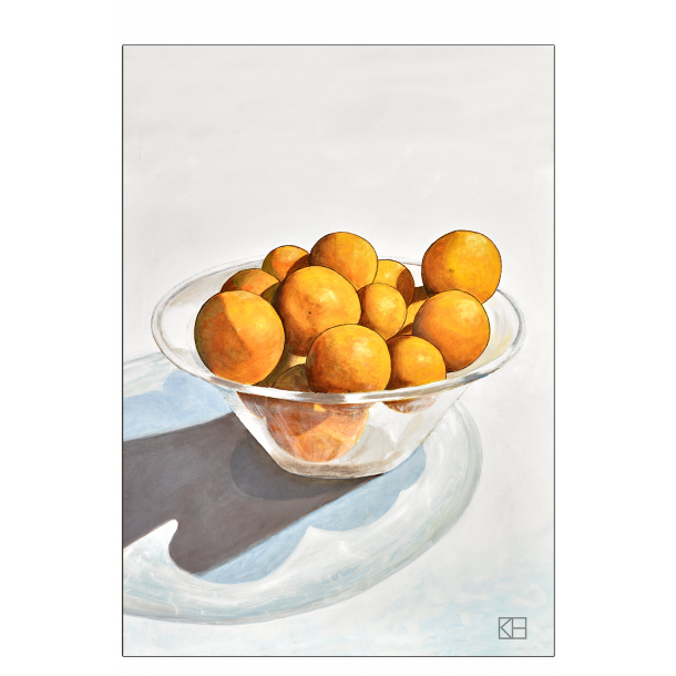 Plakat med appelsiner