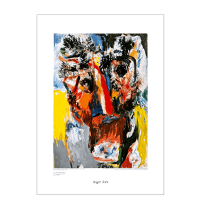 Asger Jorn . Testa Nelle Nuvole 1966
