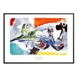 Asger Jorn. Strade II. 50 r med Cobra.