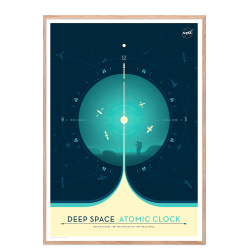 Atomic Clock blue, Nasa