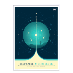Atomic Clock blue, Nasa