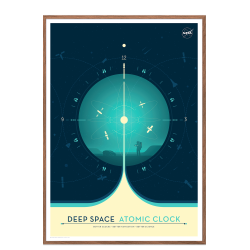 Atomic Clock blue, Nasa