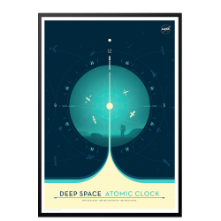 Atomic Clock blue, Nasa