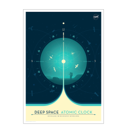 Atomic Clock blue, Nasa