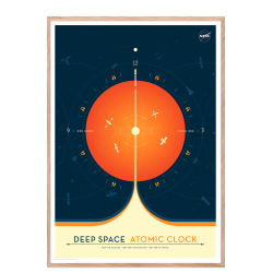 Atomic Clock orange, Nasa