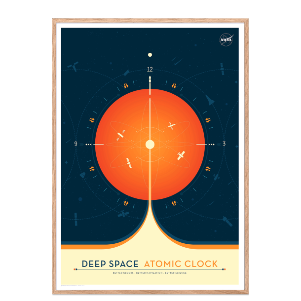 Atomic Clock orange, Nasa