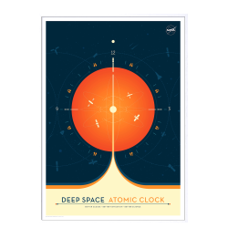 Atomic Clock orange, Nasa
