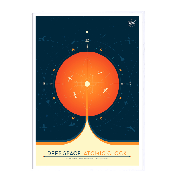 Atomic Clock orange, Nasa