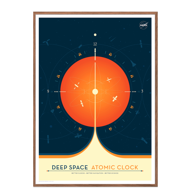 Atomic Clock orange, Nasa