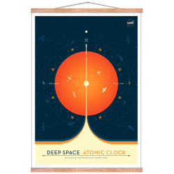 Atomic Clock orange, Nasa